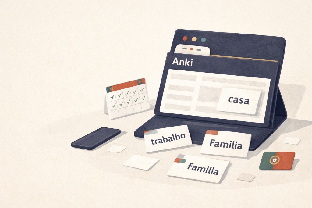 CIPLE A2 vocabulary strategy - flashcards and 8-week study plan for Portuguese citizenship exam