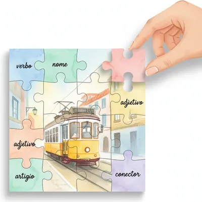 All the pieces fit: verbs, nouns, adjectives, connectors — you can build any sentence.