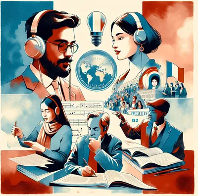 B2 French is about argument and nuance: reading, listening, writing, and speaking all move beyond simple survival language. B2 French is about argument and nuance: reading, listening, writing, and speaking all move beyond simple survival language.