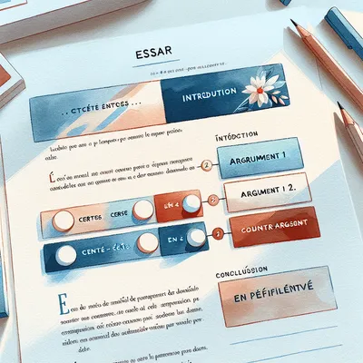 A strong DELF B2 essay follows a five-part argumentative structure with precise formal formulas. A strong DELF B2 essay follows a five-part argumentative structure with precise formal formulas.