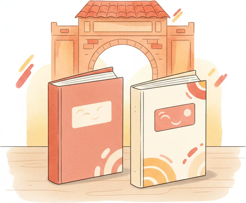 Laptop and textbooks on a desk — comparing DELE A2 preparation courses online and in-person