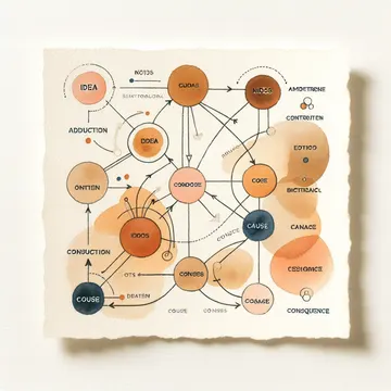 Connector families linking ideas in argumentative writing.
