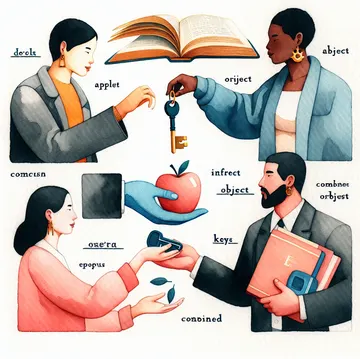 Direct/indirect/combined pronoun memory aid.