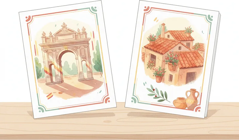 Two Spanish exam booklets side by side — DELE A2 vs B1 comparison