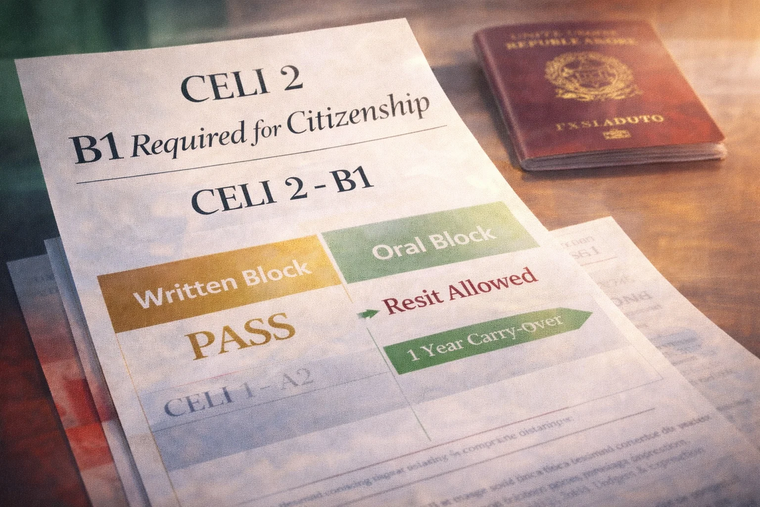 How to Pass the CELI 2 (B1) Exam for Italian Citizenship (2025–2026 Guide)