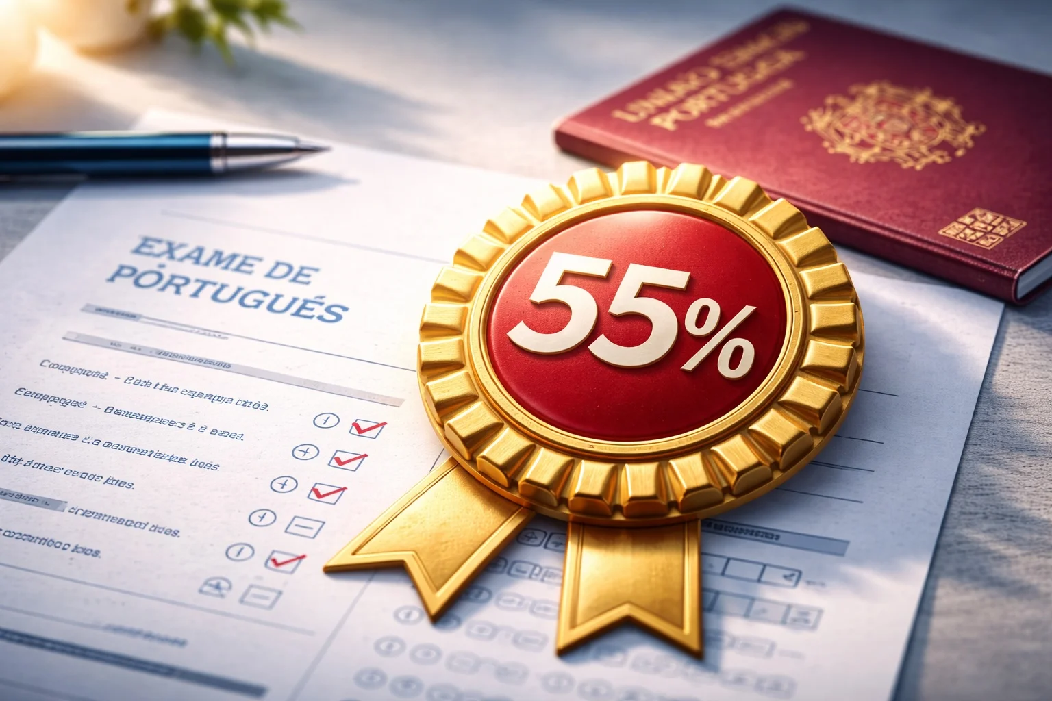 The 55% Rule: Why You Don't Need to Be a Portuguese Pro to Pass CIPLE A2