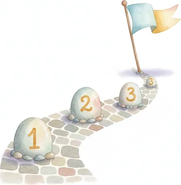 Guided exam preparation path
